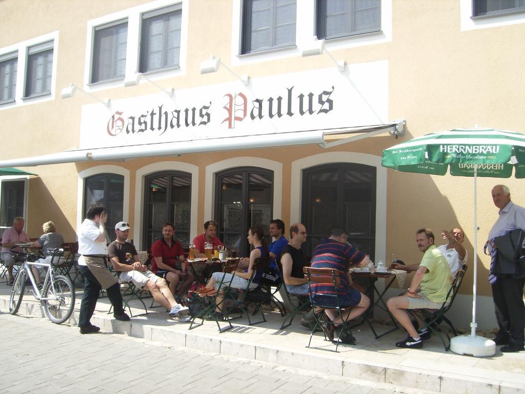 Gasthaus Paulus Hotell Neustadt an der Donau Exteriör bild